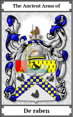 De raben Family Crest Download (JPG) Book Plated - 600 DPI